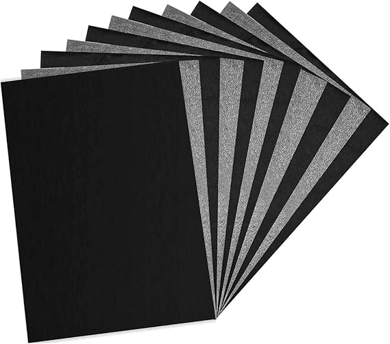 Longtereen 100 Sheets Carbon Paper, Black Graphite Paper