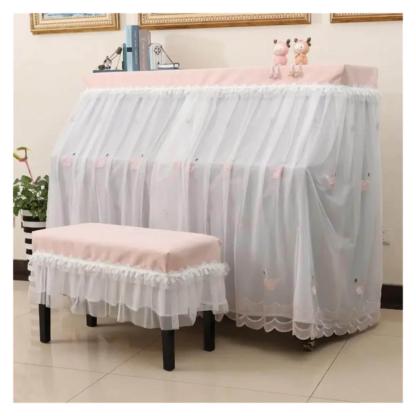 Copertura for pianoforte semplice principessa completa Pianoforte Gabe mezza for elettrico per la maggior parte in posizione verticale(Color 05,153x34x120cm Cover)
