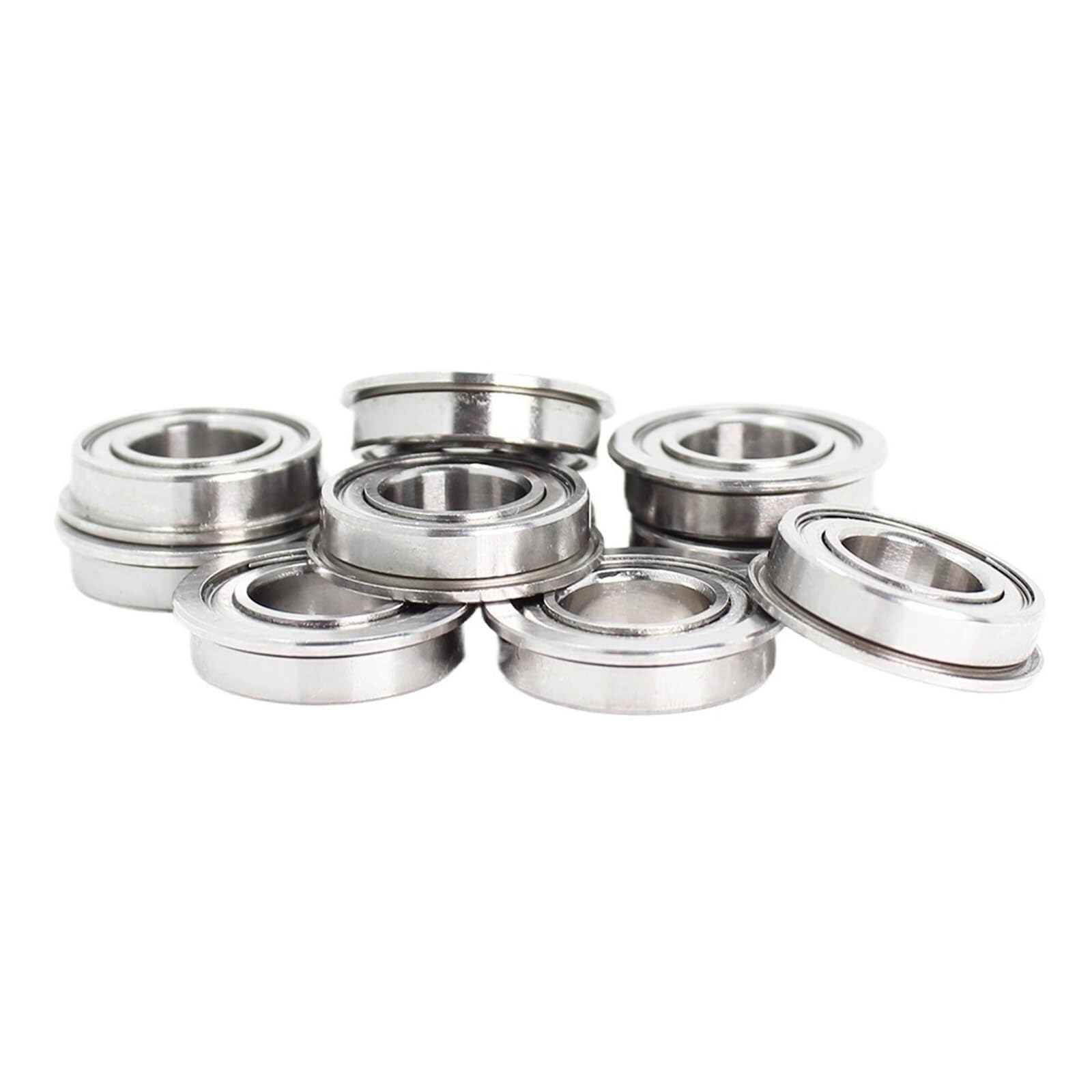 Abgedichtete Lager, F6001ZZ Flanschlager 12x28x8 mm ABEC-1 (10 Stück) F6001 Z ZZ