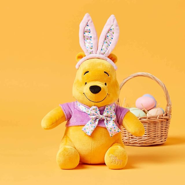 Foto 2 de 3 de Disney Store Peluche Mediano de Winnie The Pooh de Pascua, Mide 25,5 cm