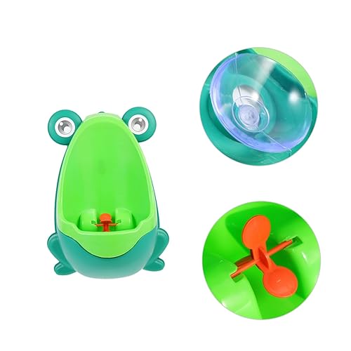 Miniatura 4 de ibasenice Urinario de rana para niños pequeños, orinario para niños pequeños, ranas para niños de pie, urinario para niños, orinario de