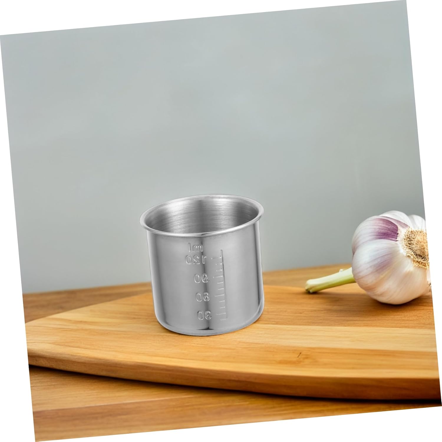 5sets 2pcs Stainless Steel Measuring Cups Portable Rice Cups with Scale for Cooking Baking Capacity Multi Measuring Container for Home Travel 2pcs*5