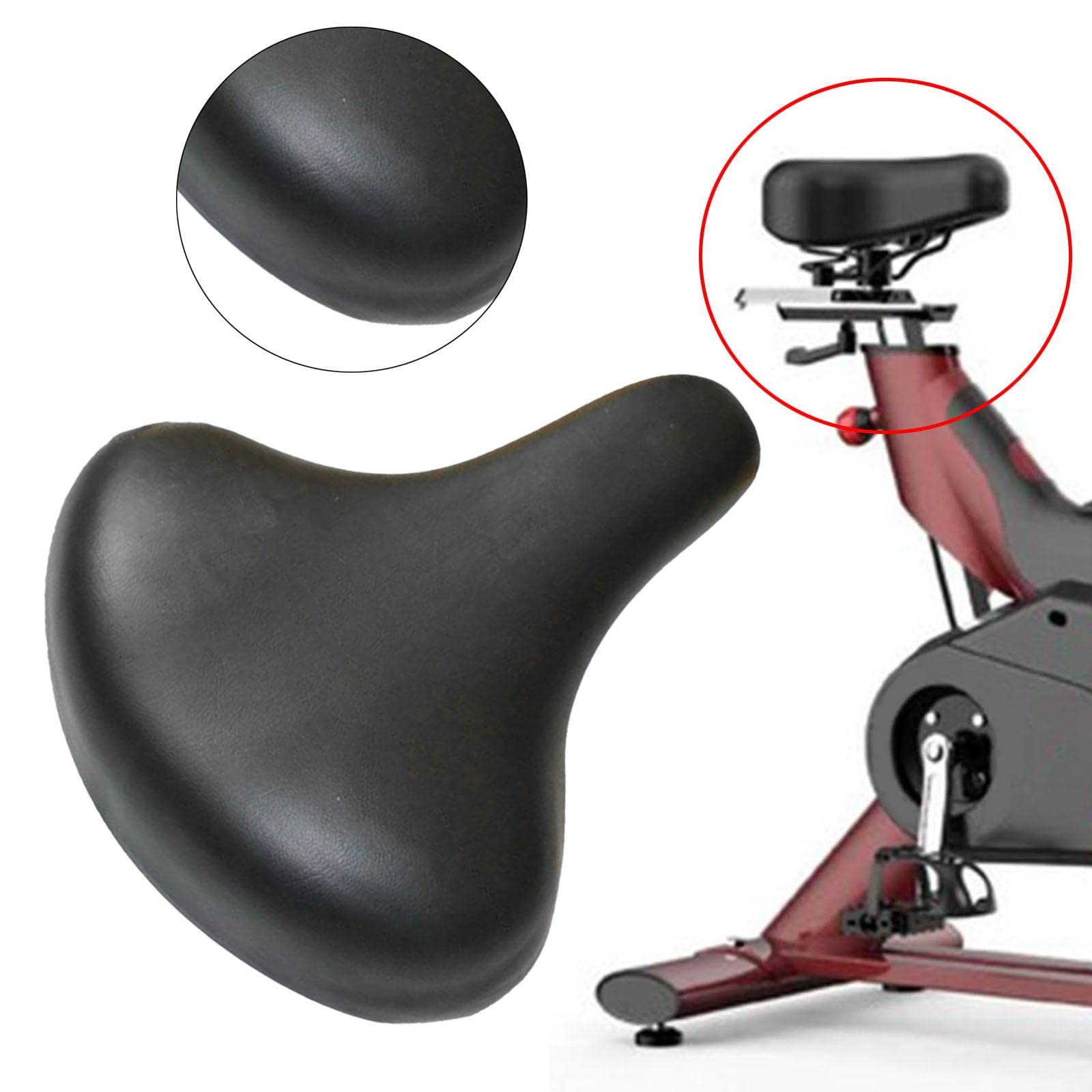 Triangle Heimtrainer-Sitzkissen, Indoor-Radsattel, Ersatz für Damen und Herren, Fahrradzubehör