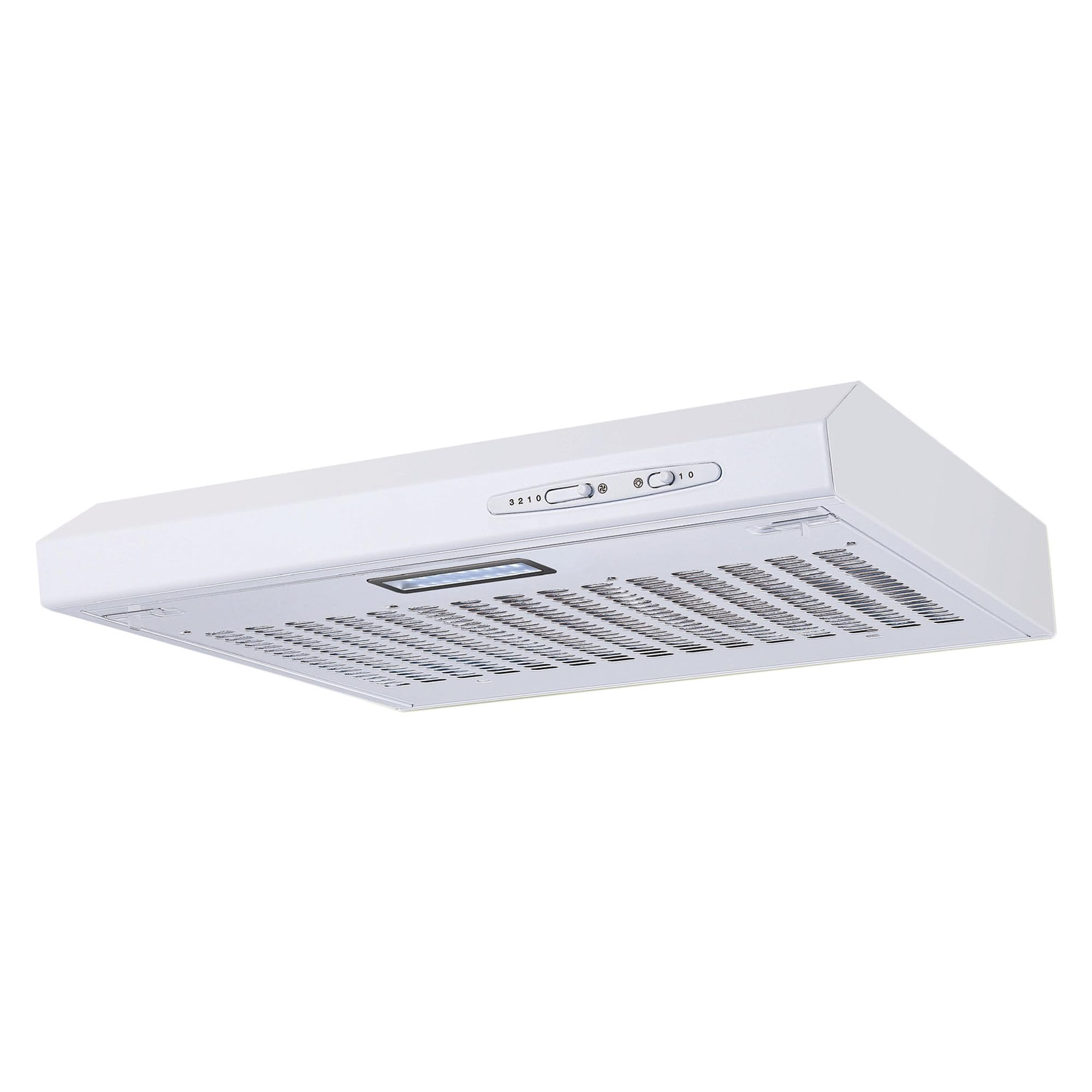 Igenix 60cm Visor Cooker Hood 72W, Energy Rating B, 212 m³/h Extraction, 3 Speeds, LED Light, Under Cabinet Kitchen Extractor Fan (White) - 2