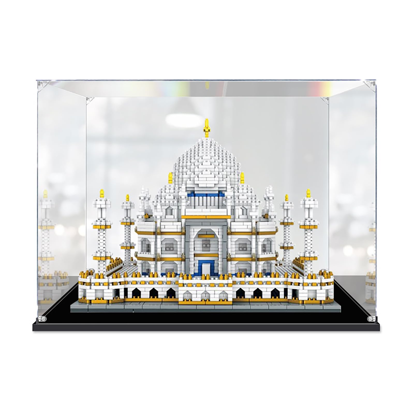 Vitrina acrílica para LEGO 21056 Taj Mahal evita el polvo en tu maqueta