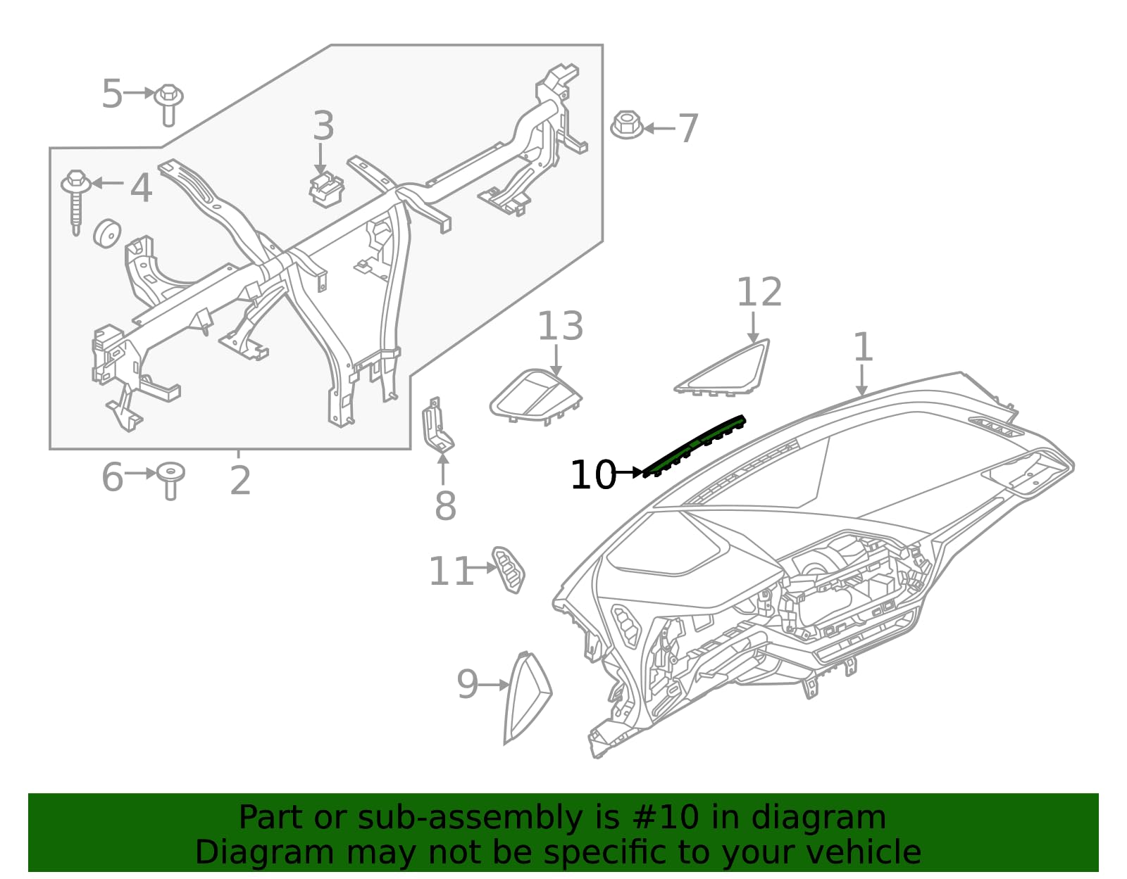 Pour Garniture de dégivreur de pare-brise BMW F40 6823161 51456823161