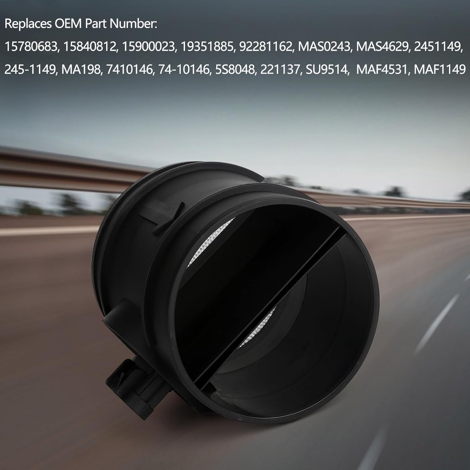 2451149 Mass Air Flow Sensor Meter Compatible with 2007-2009 Avalanche Yukon Tahoe Sierra Silverado Suburban 1500 2500 3500 Replaces# 2451149 MA198 7410146 5S8048 15900023