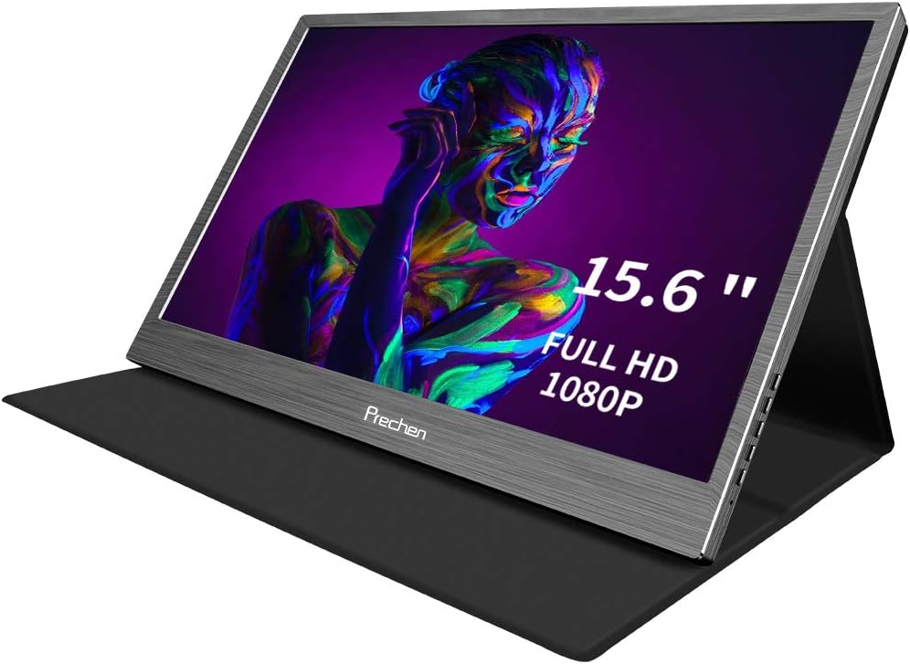 Crаzу Clеаrаnсе Portable Monitor 15.6 Inch Computer Display Full HD IPS Screen USB Gaming Monitor with Mini HDMI Interface Speaker for Laptop PC PS3 PS4 Xbox,Prechen