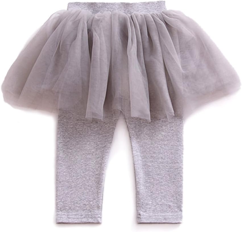 YOHA Baby Girls Dress Leggings Toddler Girls Tutu Pants Culotte Girls Bottoms Toddler Dress