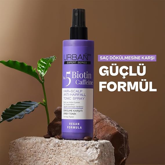 URBAN Care Expert Biotin & Caffeine Anti-Shedding Hair Tonic 200 ml- Vegan