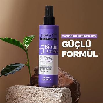 URBAN Care Expert Biotin & Caffeine Anti-Shedding Hair Tonic 200 ml- Vegan