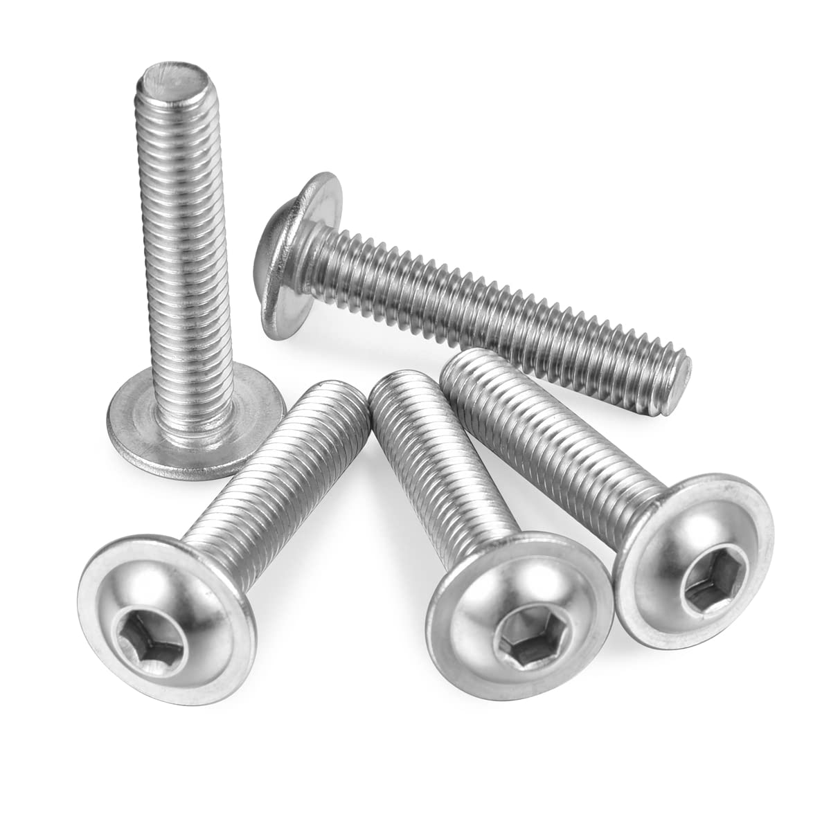 M5-0.8 X 60mm Hex Socket Head Cap Screws Bolts 304 Stainless Steel...