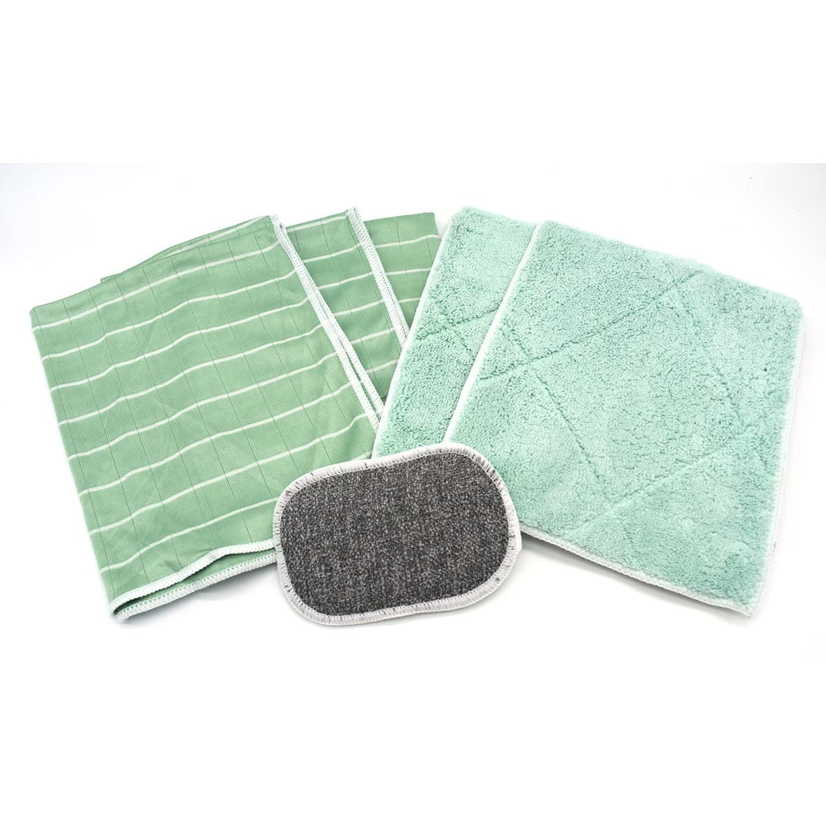 Kit chiffons microfibres en bambou et lavettes pour une cuisine propre au quotidien