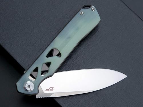 Miniatura 6 de Eafengrow EF959 Cuchillo plegable de bolsillo, hoja de acero D2, mango G10, cuchillo EDC, trazador, rodamiento de bolas, cuchillo táctico de