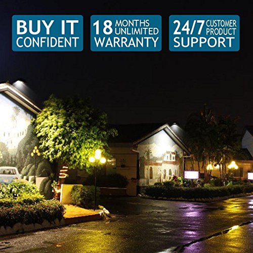 GLW Super Bright 50W Flood Light,Outdoor IP65 Waterproof Security Light,300W Halogen Bulb Equivalent with US 3-Plug,6000K,4500lm,110V Daylight White Wall Light - Thumbnail 5