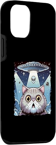 Miniatura 6 de iPhone 14 Pro Max Believe in Ufo - Alien Believer funny cat Case