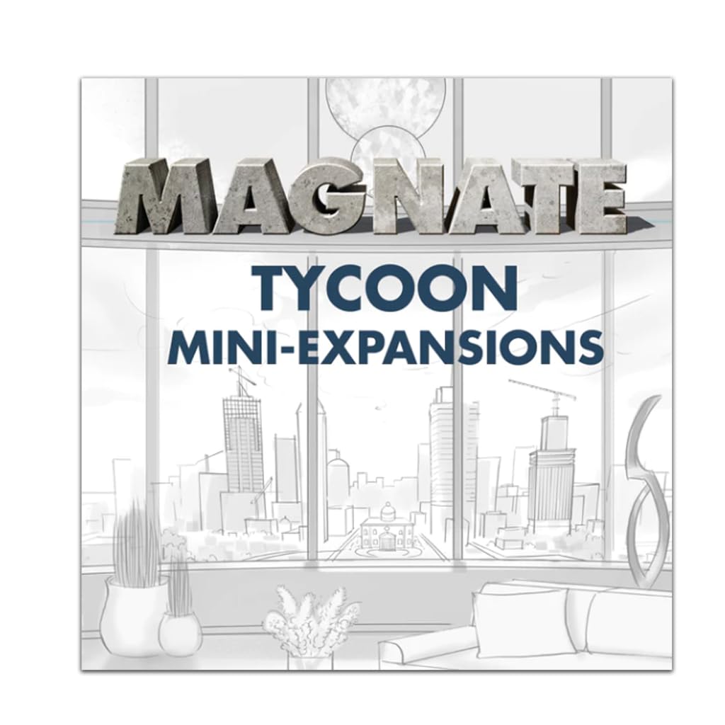 Naylor Games | Magnate: Tycoon Mini Expansions | Expansion | Strategy Board Game | 1-5 Players | Ages 10+ | English