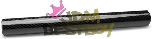 Miniatura 4 de Envoltorio de vinilo de alto brillo 5D de fibra de carbono, hoja de película de calcomanías, tecnología de liberación de aire sin burbujas, Negro