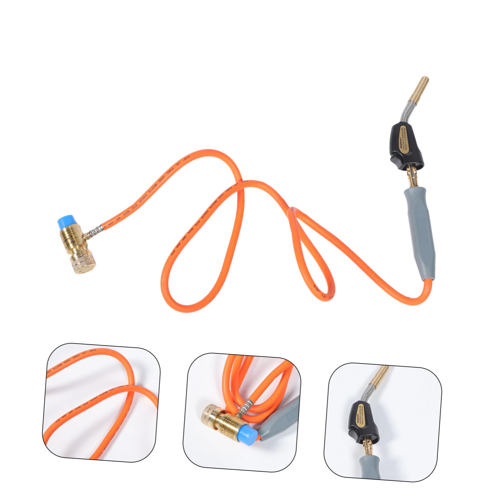 HOLIDYOYO Heavy Duty Propane Torch with Hose Welding Torch for Refrigeration and Repair Burner for Outdoor Use No Included