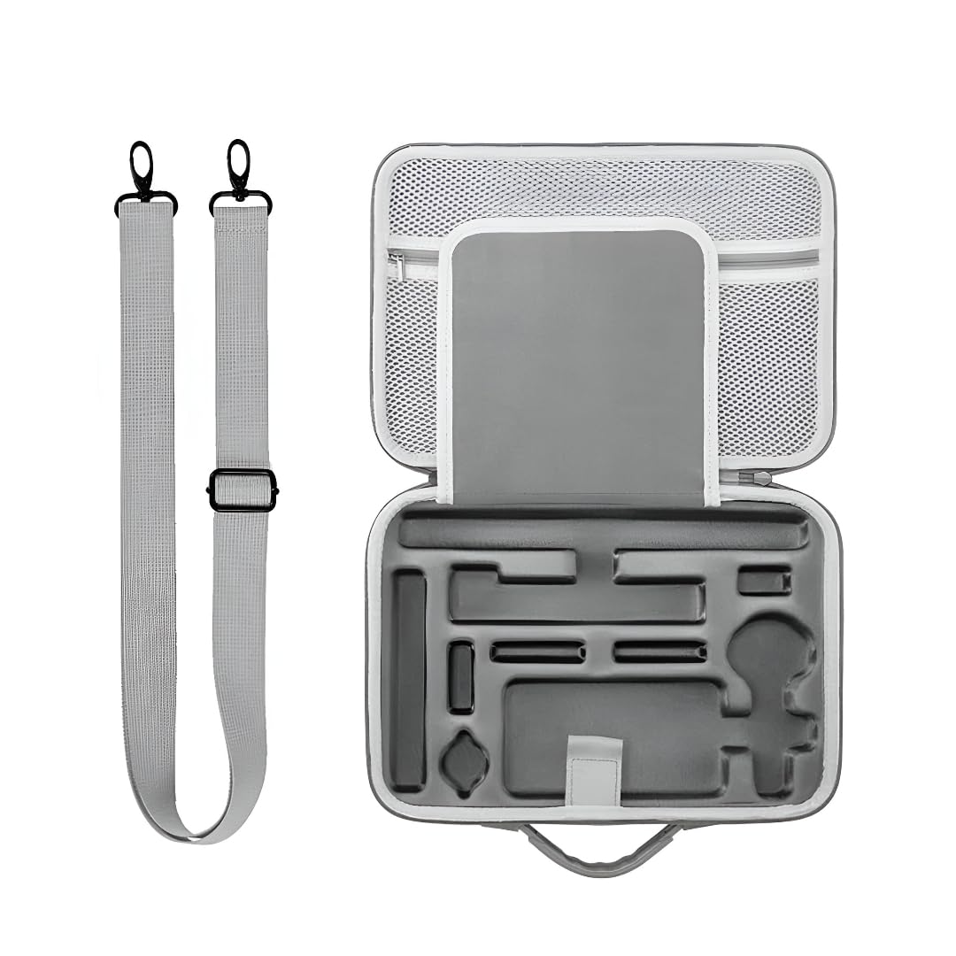 Carrying Case for Insta360 X5 - Water-Resistant Dual-Layer PU Travel Bag with Lycra Lining for Bullet Time Handle, Selfie Stick & Chest Strap, Protective Storage Case for Insta 360 X5 Accessories-image-36
