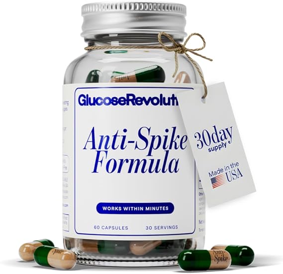Anti-Spike Formula by The Glucose Goddess - Supports Healthy Blood Sugar Levels Already Within Normal Range, Vegan, Gluten-Free, 60 Capsules (30-Day Supply)
