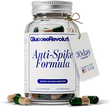 Anti-Spike Formula by The Glucose Goddess - Supports Healthy Blood Sugar Levels Already Within Normal Range, Vegan, Gluten-Free, 60 Capsules (30-Day Supply)