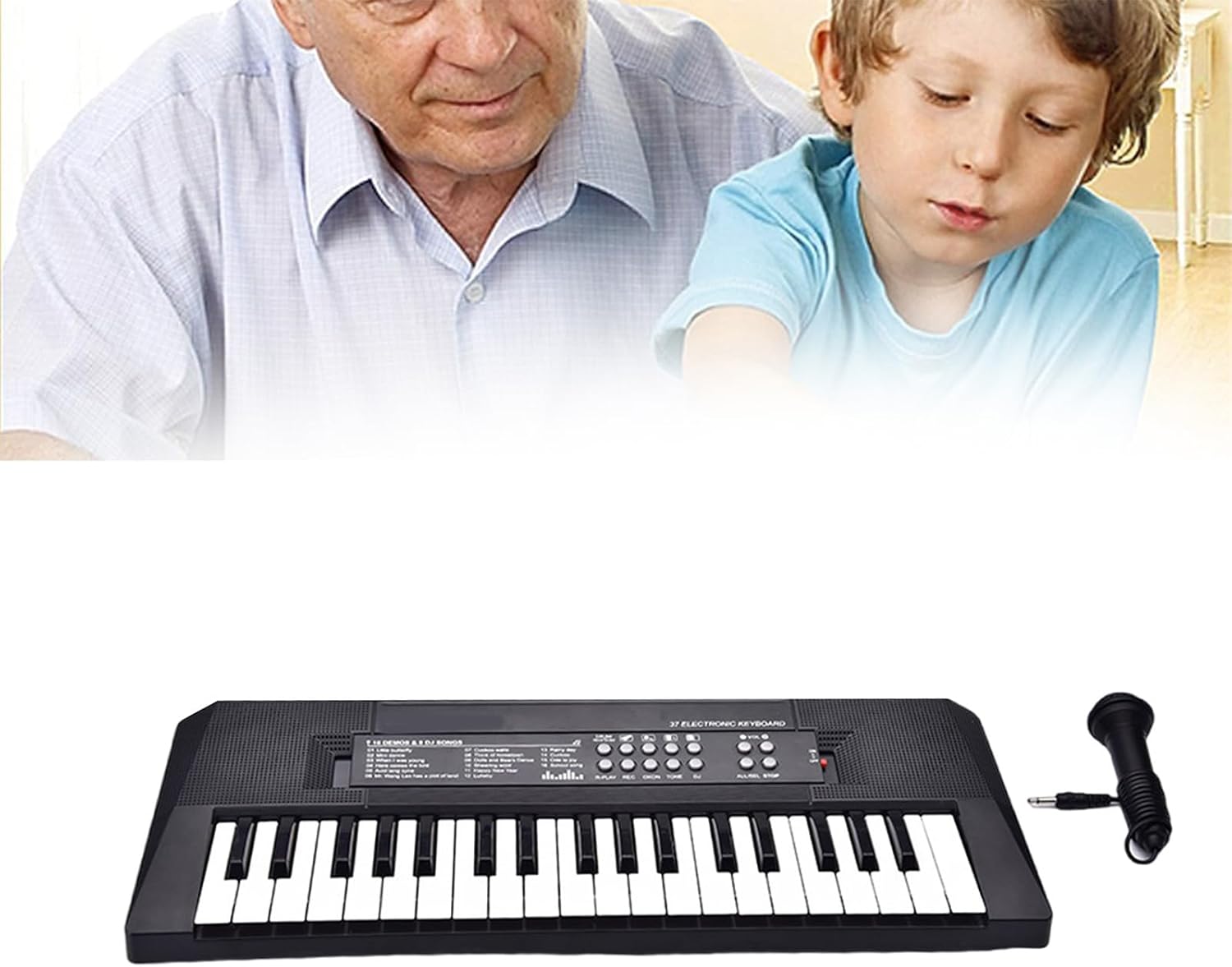 37/54 Keyboard Piano Portable Electronic Digital Toy Multifunctional For Beginners Piano