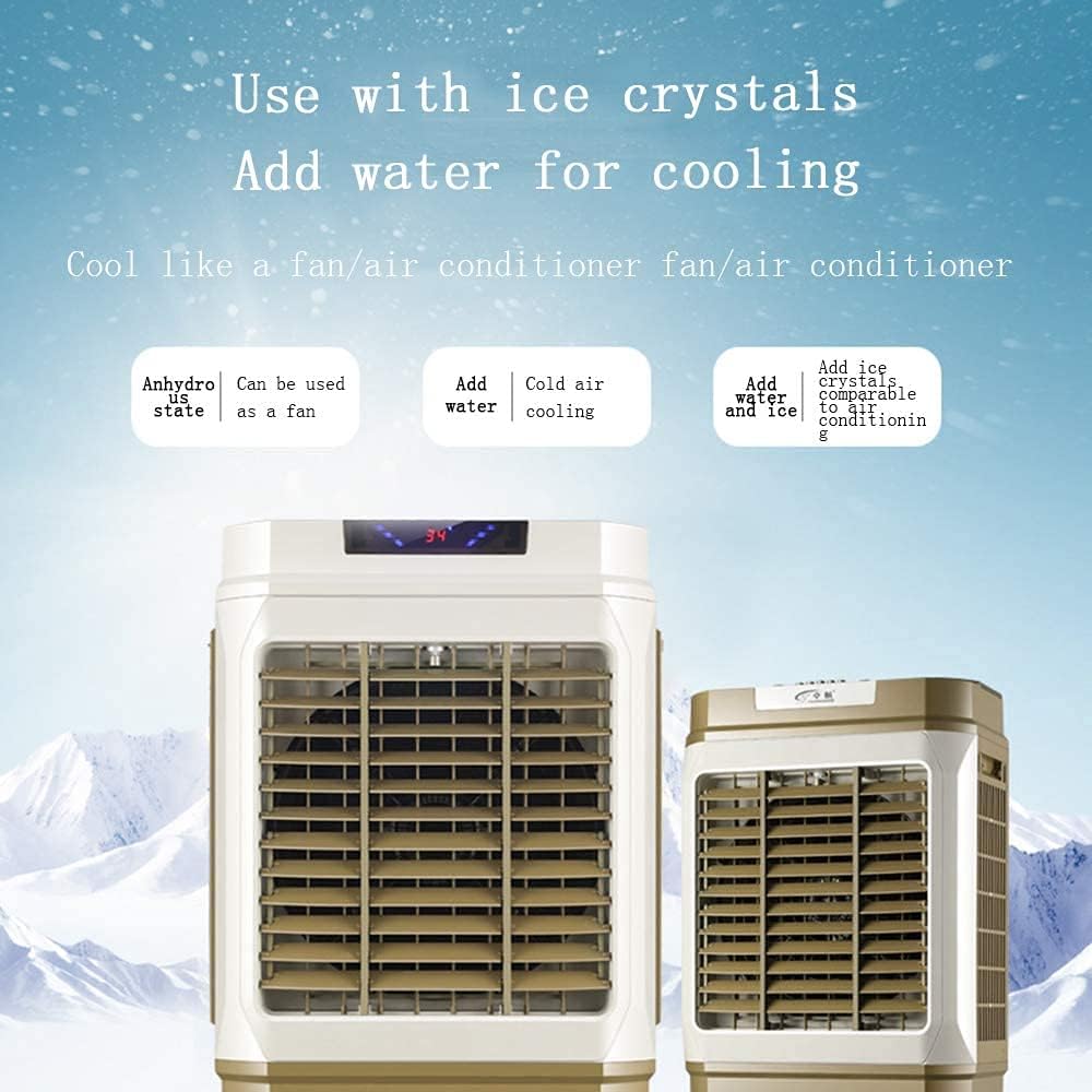 Evaporative Coolers Air Cooler Conditioning Fan Cooling Household Water Refrigeration Conditioner Industrial Mobile Conditioner with Remote Control