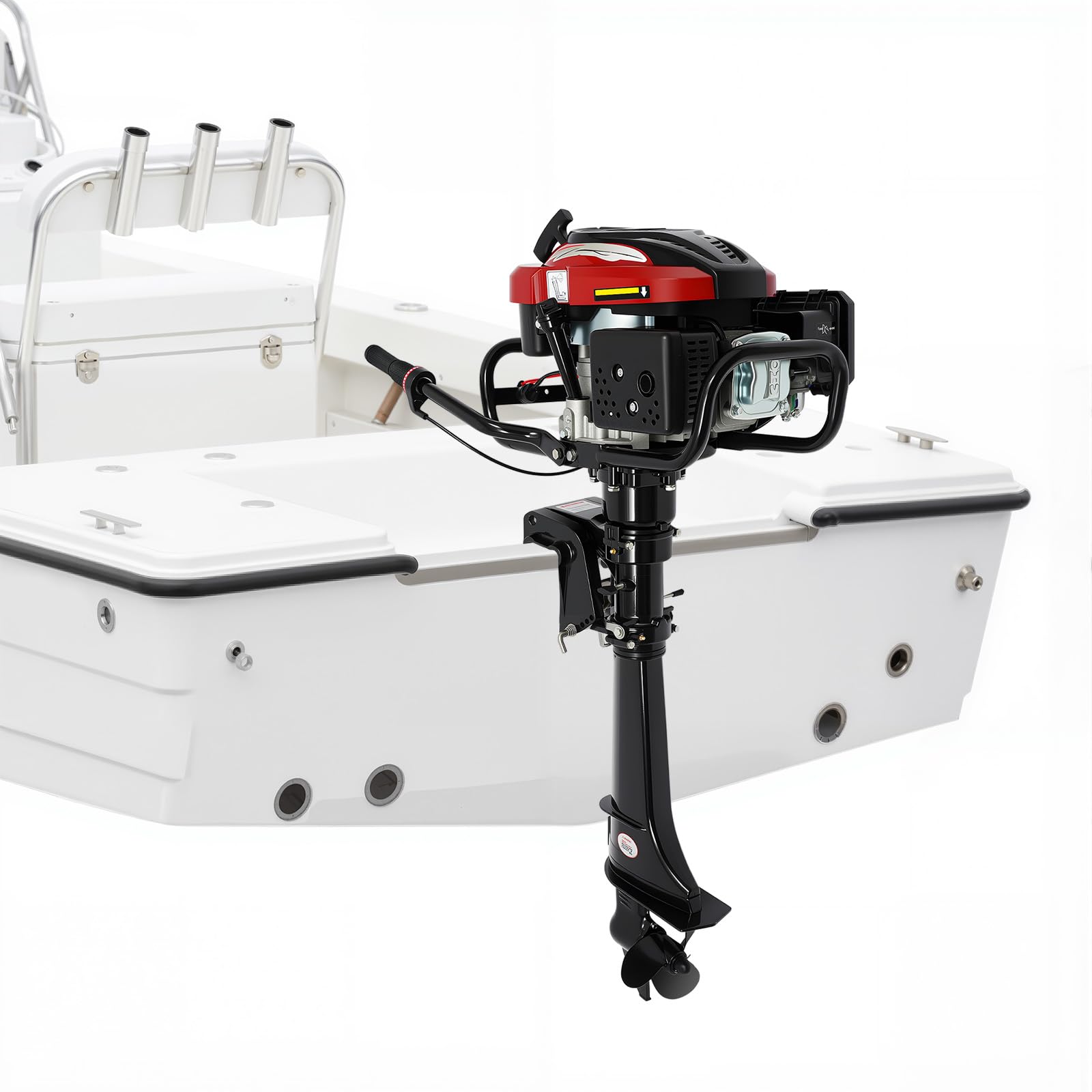 Motore elettrico a 4 tempi, 7 CV, raffreddato ad aria, fuoristrada elettrica, avviamento manuale, 3 marce (V/N/R), velocità 10-15 km/h, per gommoni e barche da pesca