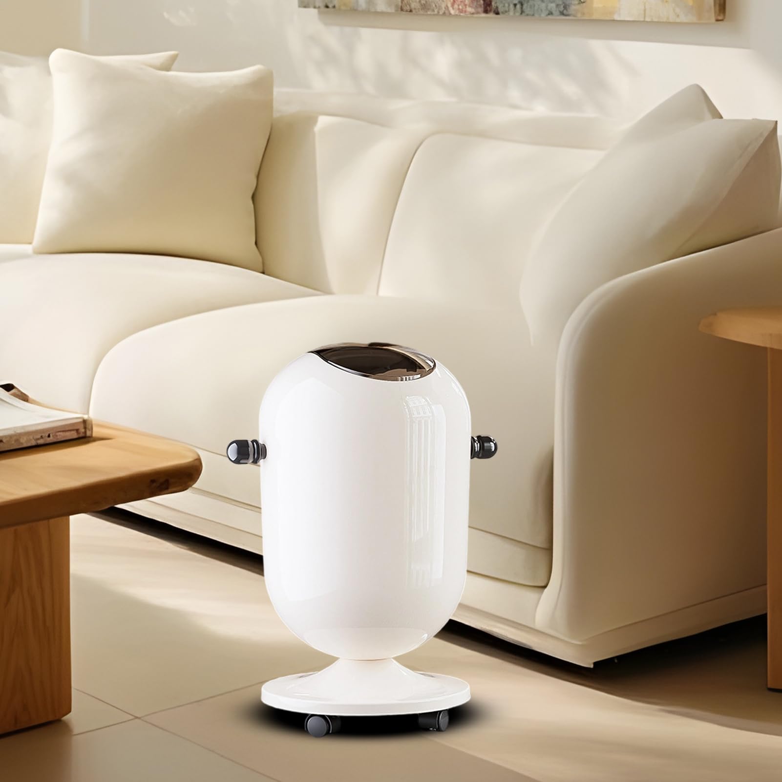 Pattumiera Con Coperchio Cestino Per La Raccolta Differenziata Con Ruote E | Cestino da ufficio 15 litri Per Casa Bagno Camera Da Soggiorno Lavanderia Ufficio