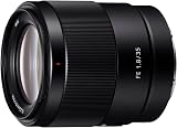 Sony SEL35F18F – Objectif à focale fixe 35 mm F1.8 FE pour plein format (APS-C, E-Mount, compact et lumineux, idéal pour photo et vidéo, compatible A7, A6000, ZV-E1/ZV-E10) - 1