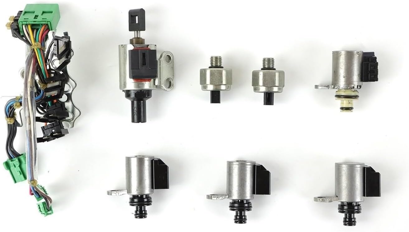 CVT Transmission Solenoid Kit JF011E RE0F10A Compatible For Altima Rogue Sentra Caliber Automatic Transmission Valve Parts Car Accessories