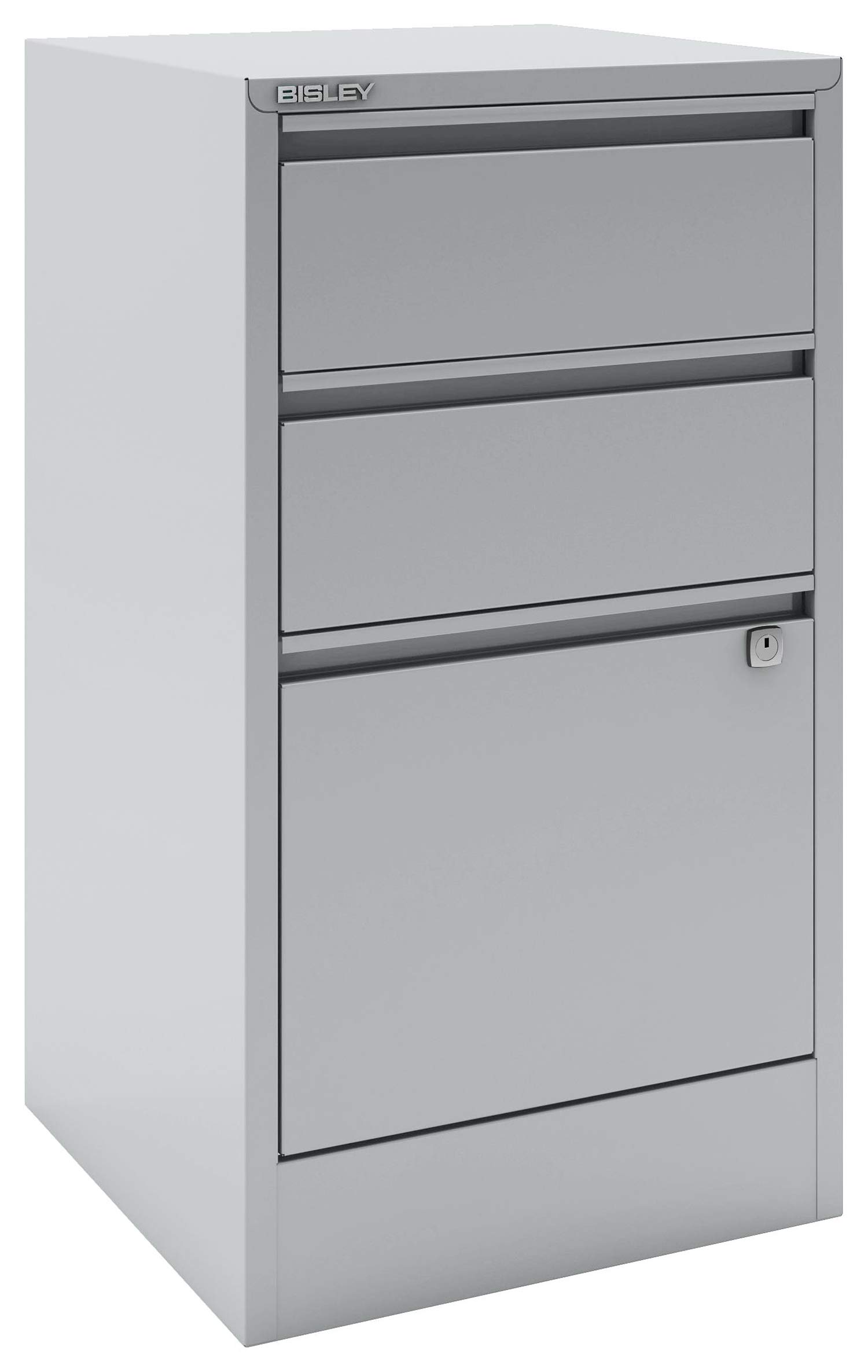 Bisley Home Filer, 2 cassettoni universali, in Metallo, 645 Grigio Chiaro, 40 x 41,3 x 67,2 cm