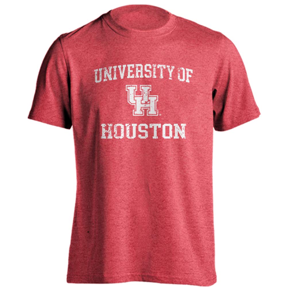 Houston Cougars Distressed Retro Logo T-Shirt