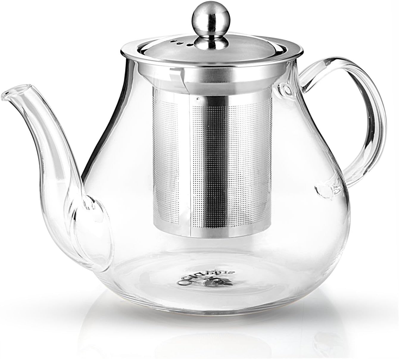 Buy Glass Teapot, 34 Ounce, Tea Pot for Stove Top, Teapot with Infuser