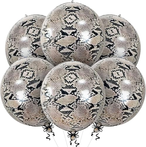 Snake ballonger för Snake partydekorationer