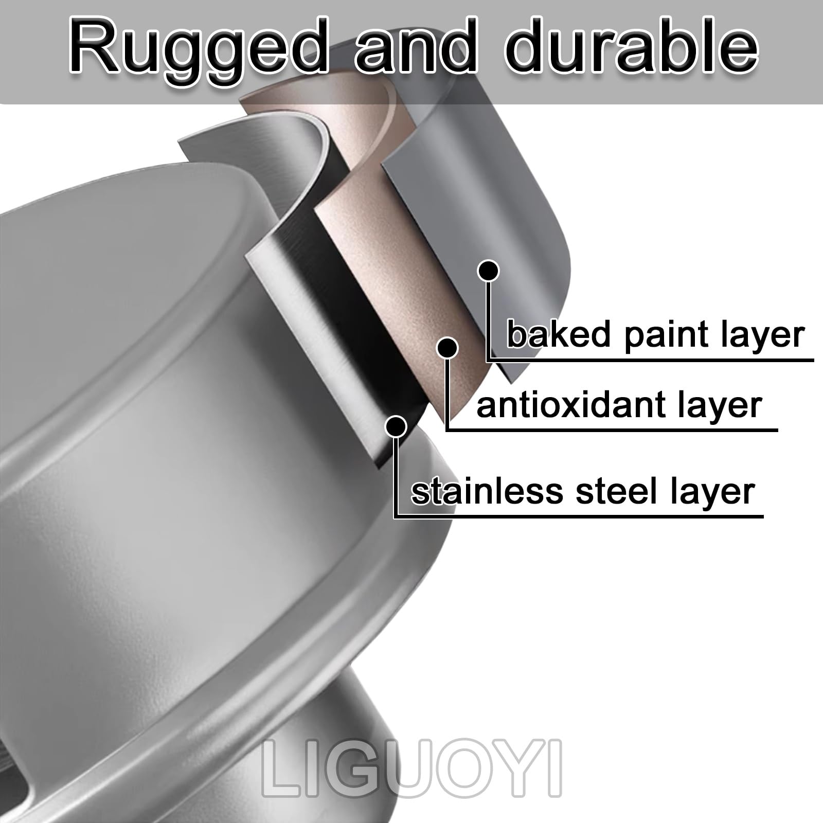 LIGUOYI Rond Grille De Ventilation 70/100/150/180/200mm Grille D'aération En Acier Inoxydable 304 Conduit Aérateur Sortie D'évacuation Hotte Avec Filet Imperméable Et Beau(Beige,200mm)