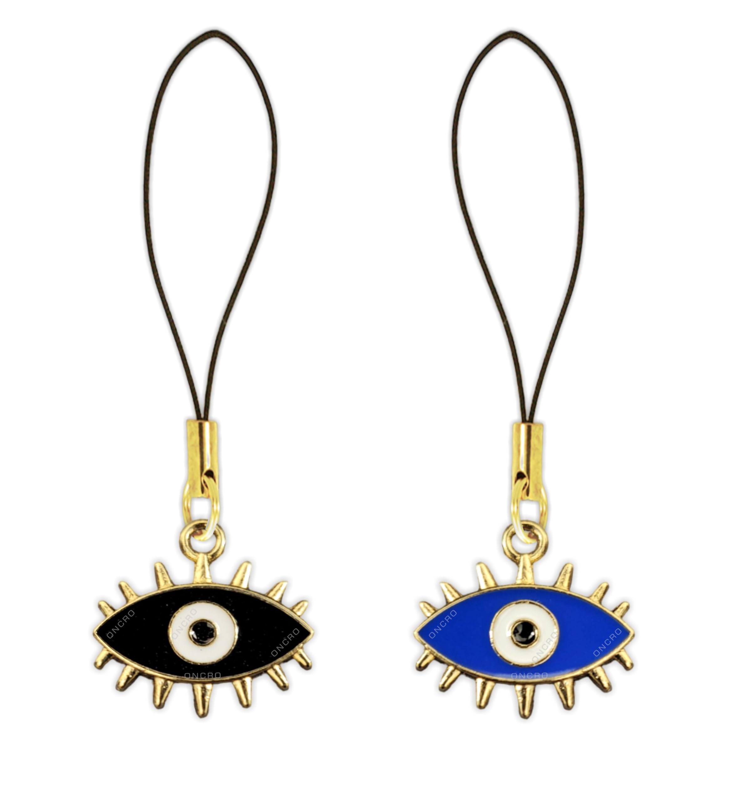 Pack of 2 Lucky Cute pendant phone charms aesthetic for girls women backpack hanging keychain key ring gold accessories necklace bracelet clasp thread Ornament decor Smart combo-image-12