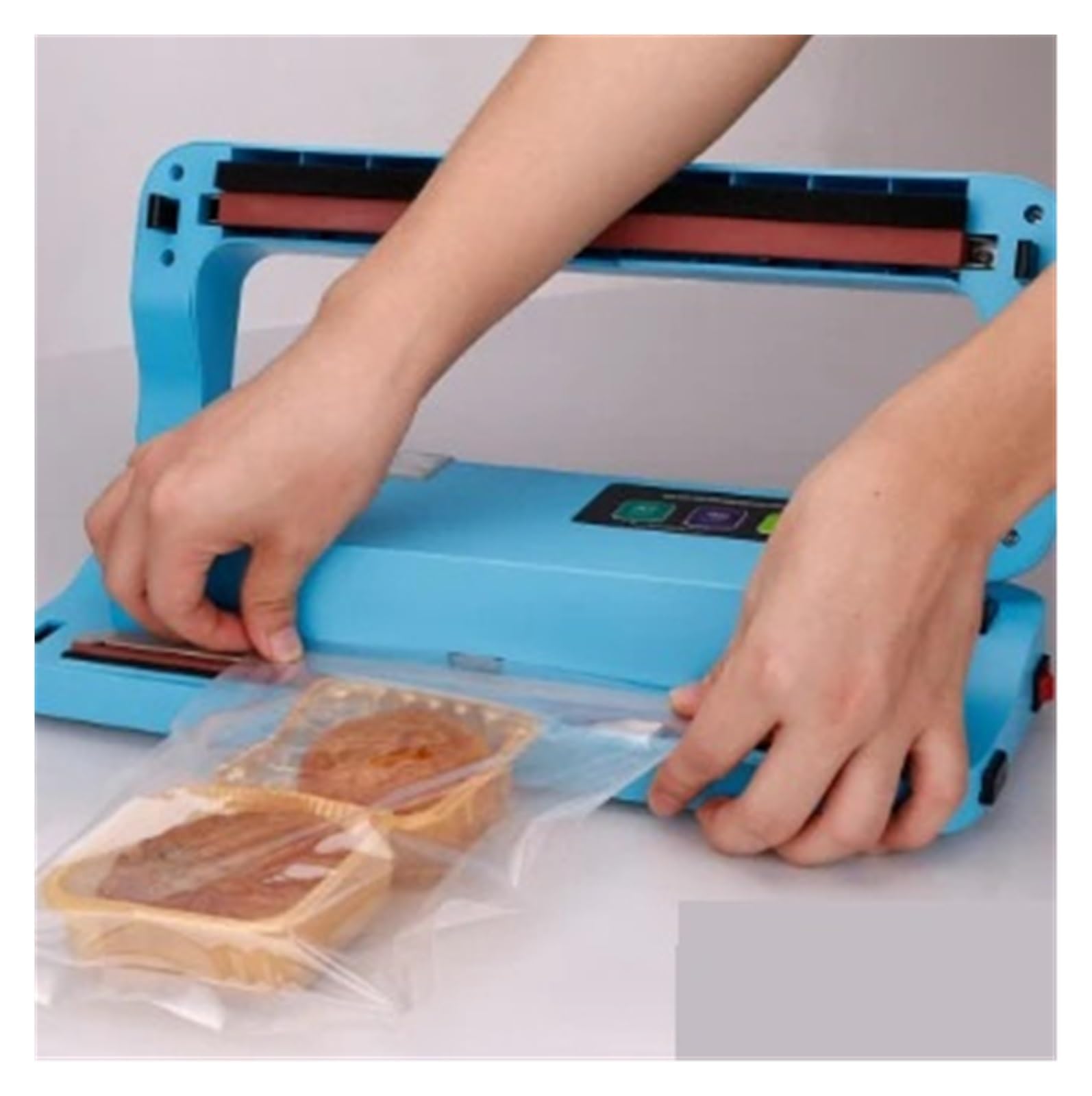 Máquina de Sellado, Sellador de bolsas, sellador de envoltura, prensa y sellado, sellador de alimentos al vacío for el hogar, máquina de envasado en seco y húmedo, envasador al vacío de P-290