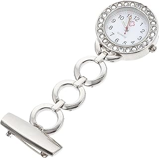 Relógio De Bolso Clipe No Relógio Masculino Enfermeira Clipe No Clipe No Relógio Da Enfermeira Crachá Presente Da Enfermeira Crianças Presente Meninas Roupa No Peito Pendurado