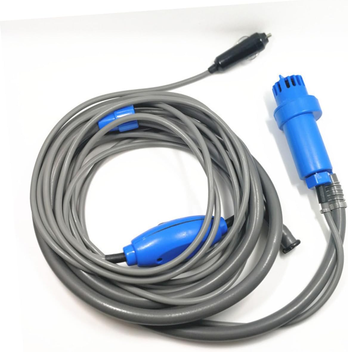 Gatuida Camping Shower 12v Portable Outdoor Shower Set Hook Sucker Ideal for Travel Pet Washing