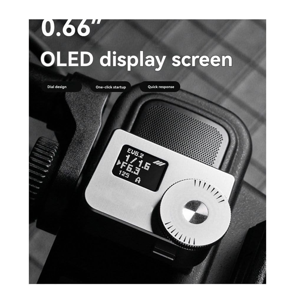Outil de mesure de la lumière photographique AH-M1 pour appareil photo avec écran OLED - Mesure en temps réel pour la photographie A