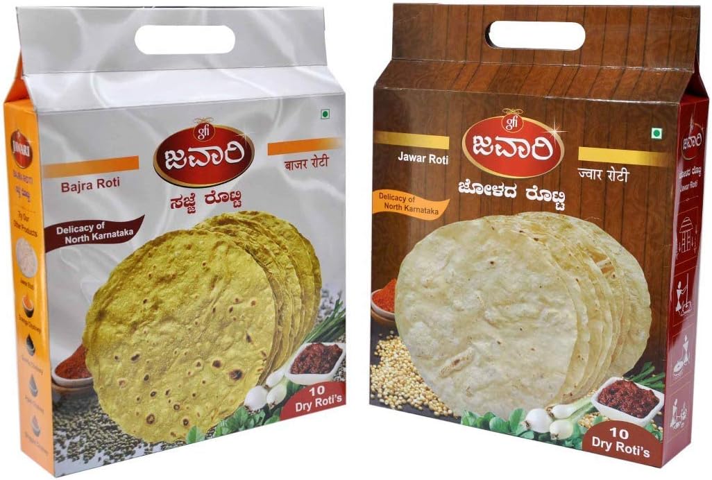 Jowar Roti And bajra Roti Breakfast Food High Protein Gluten Free