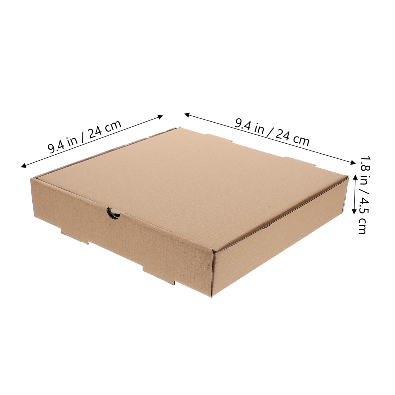 FUNOMOCYA Pizza Boxes for Holiday Pizza Crisper Box 10pcs Cookie Storage Container Cardboard Dough Proofing Container