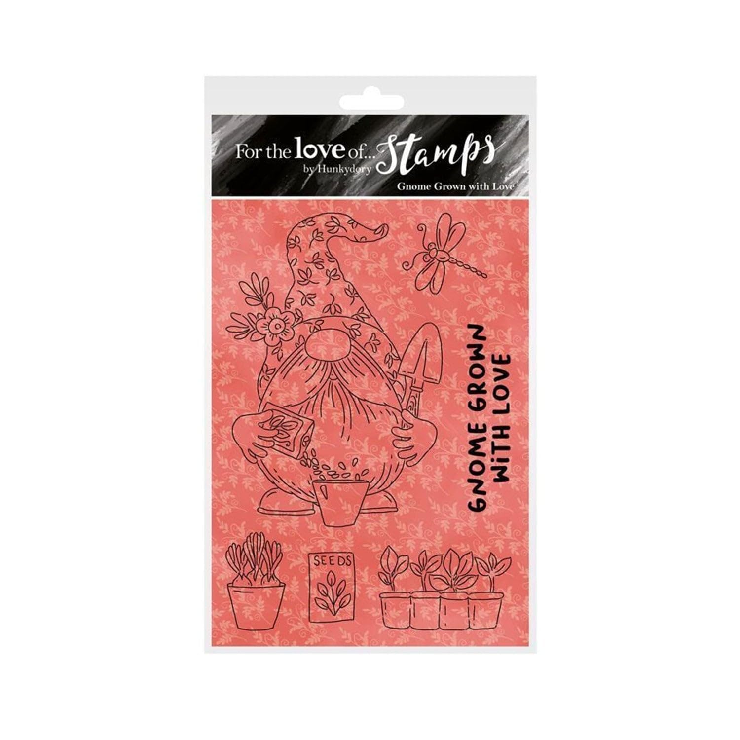 Hunkydory Crafts for The Love of Stamps- A6- Gnome Grown with Love