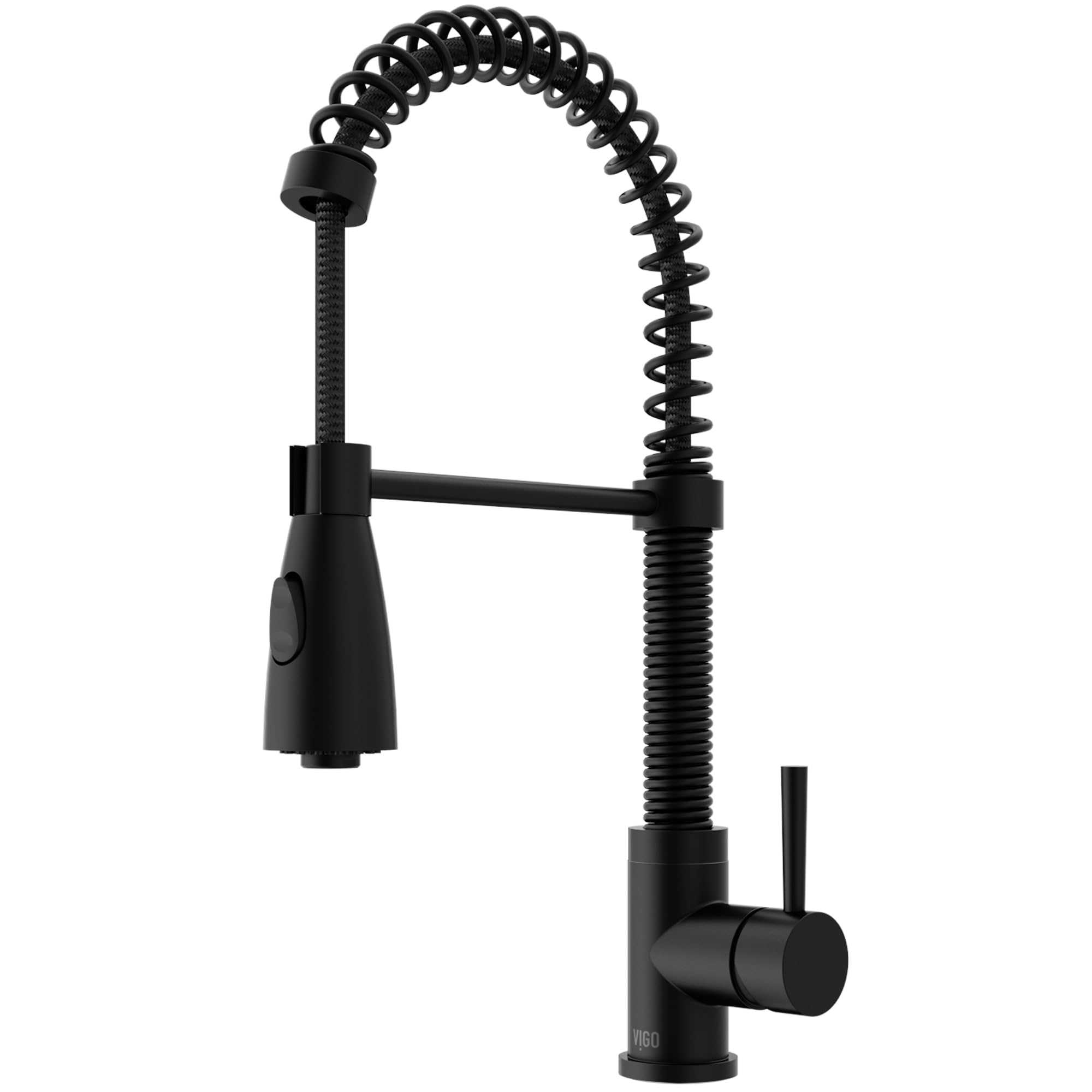 VIGO Brant 19'' H Single Handle Pull-Down Sprayer Kitchen Faucet