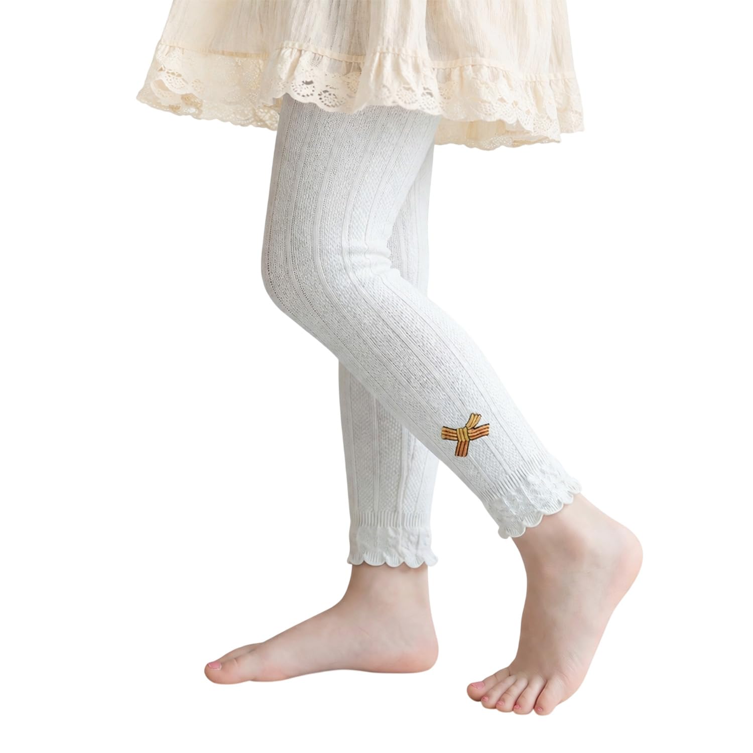 syga Girls Leggings Spring and Autumn Cotton Lace Tights for Toddlers-picture-12