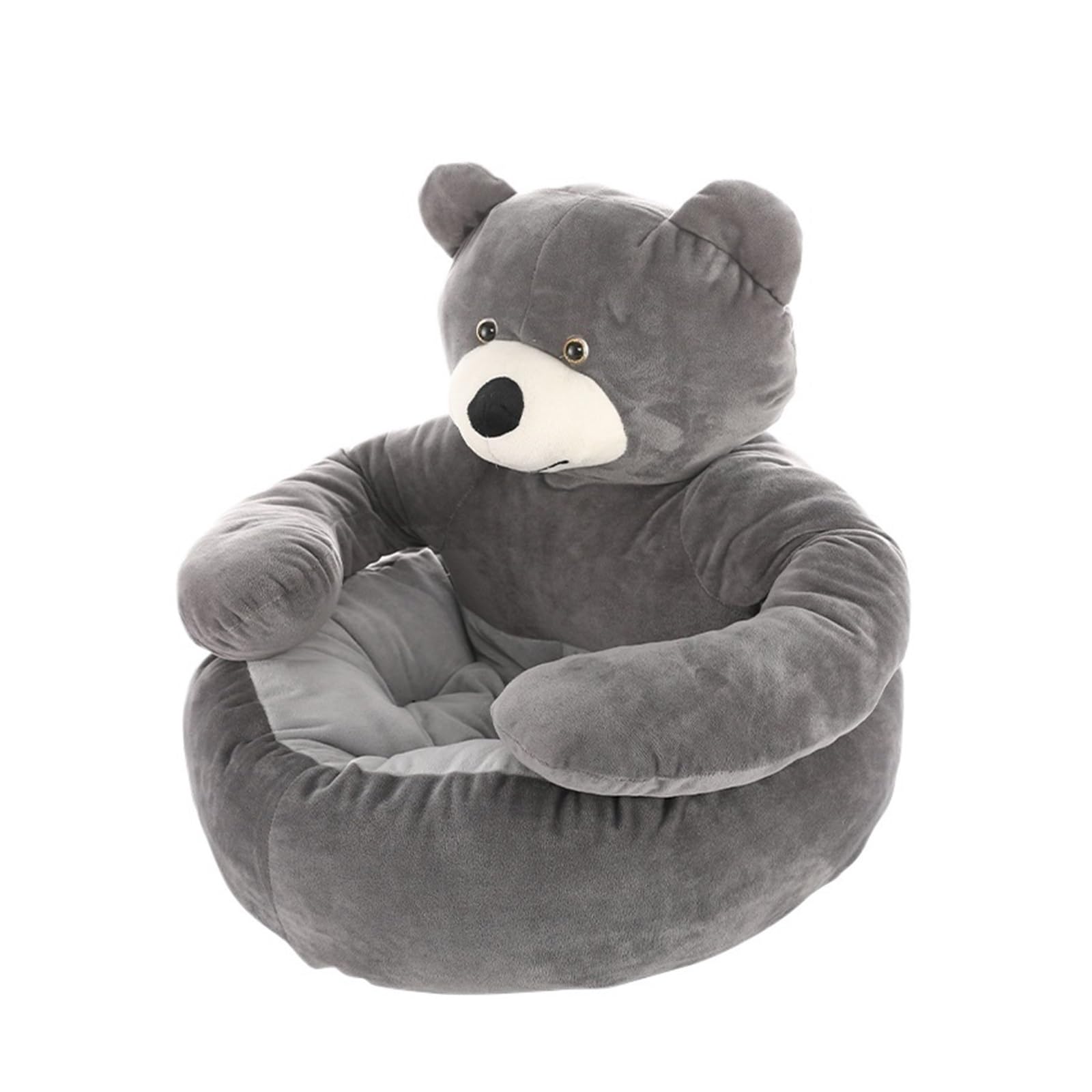 Coussin en peluche pour l'hiver Panda parfait dans le salon