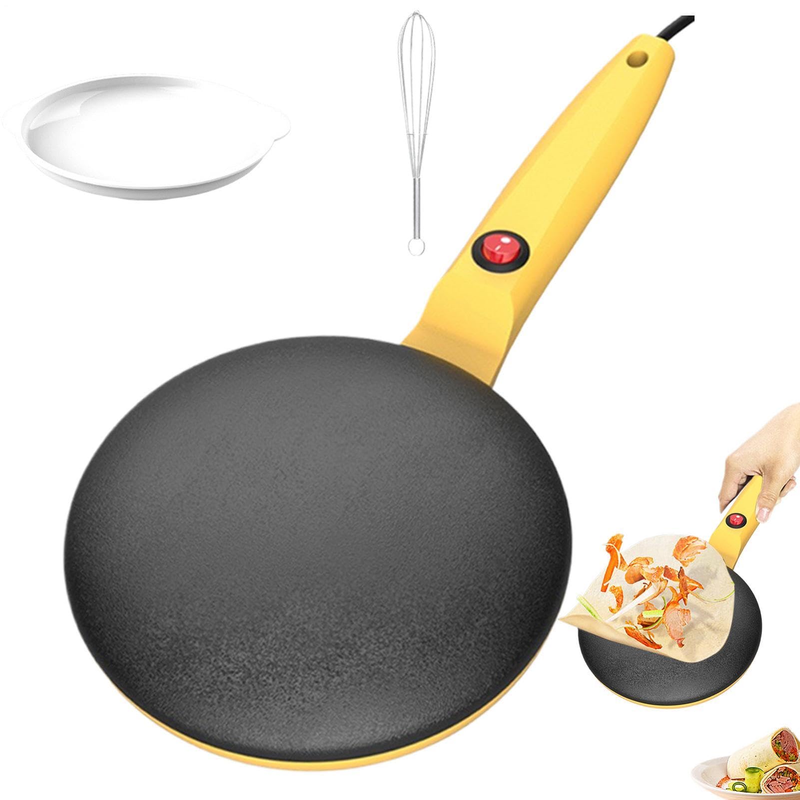 Crepera, Sartén para crepes Control automático de temperatura antiadherente