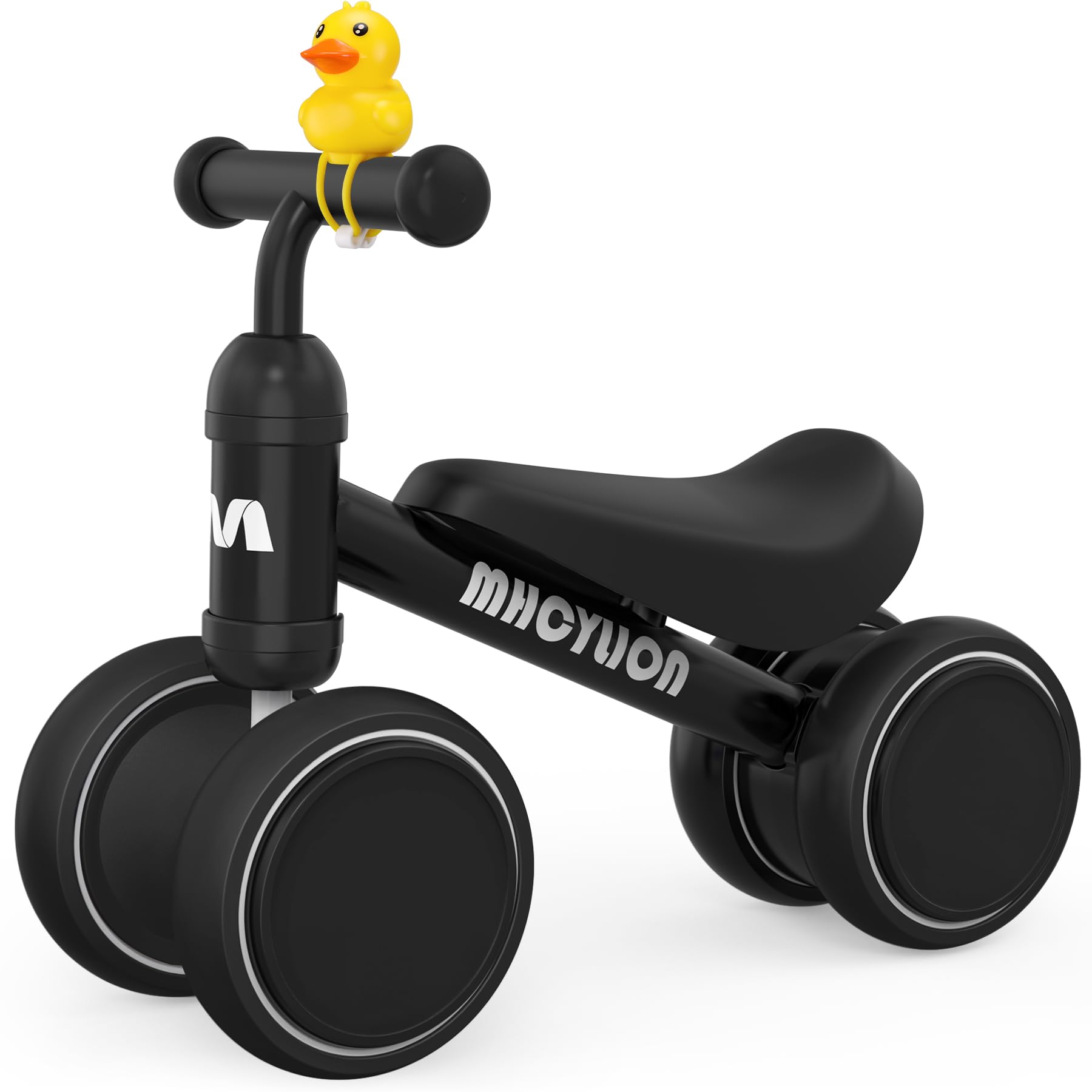 MHCYLION Bicicleta sin Pedales para niños a Partir de 1 año de Equilibrio, Juguetes Bebes 1 Año, Bici Bebe con 4 Ruedas para bebés de 10 a 24 Meses, Pimera Bicicleta para Niños y Niñas como Regalo